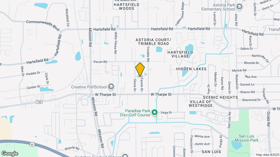 1926 Fannie Dr Map and Location Details