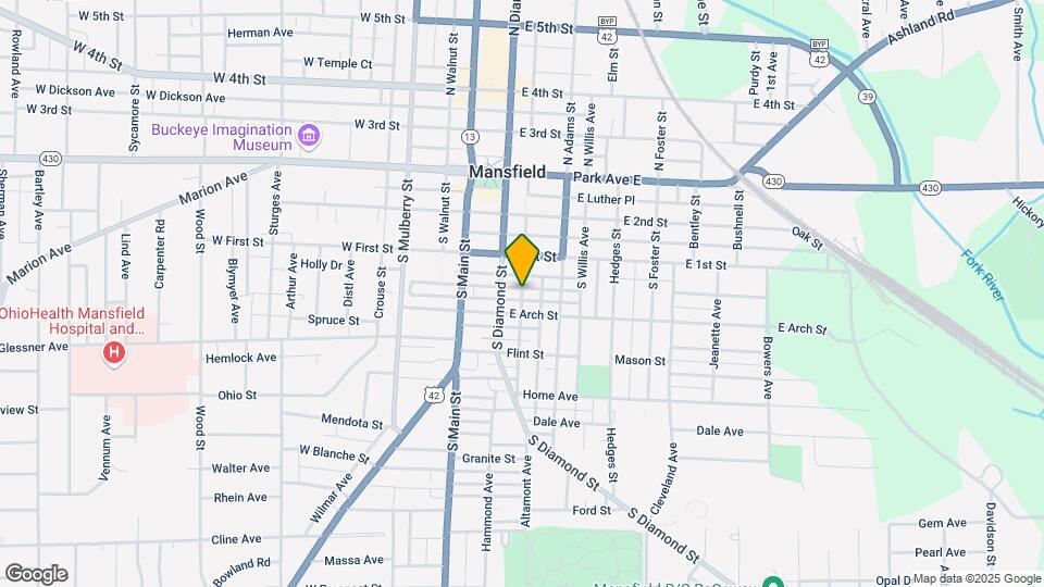 131 S Franklin Ave Map and Location Details