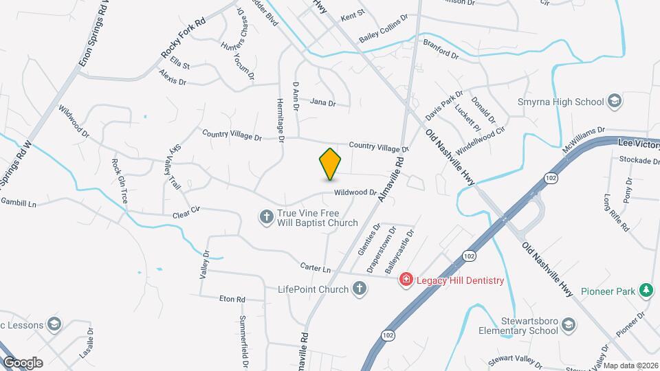 206 Wildwood Dr Map and Location Details