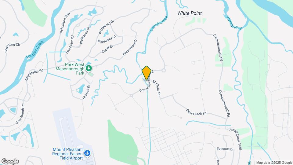 314 Commonwealth Rd Map and Location Details