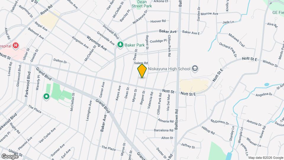 1088 Palmer Ave Map and Location Details