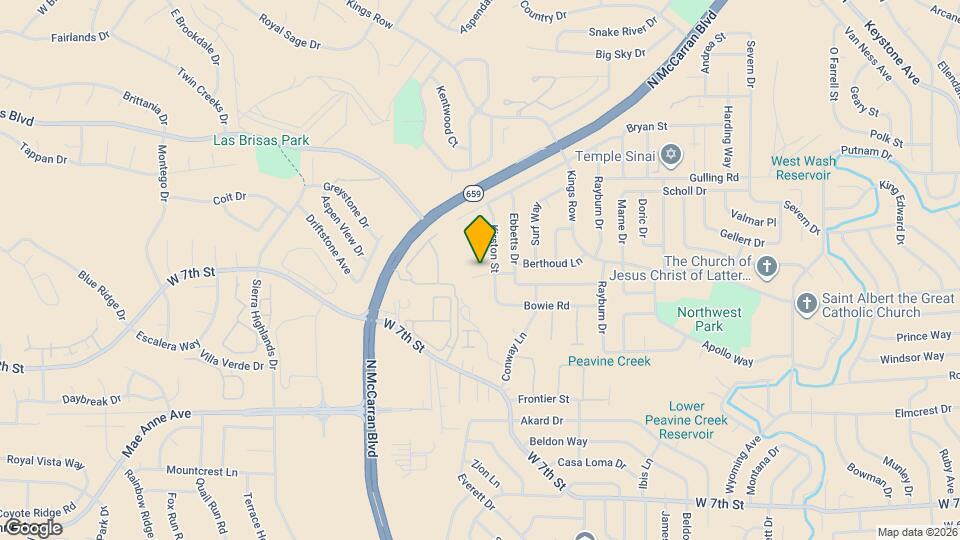 3675 Meeks Way Map and Location Details