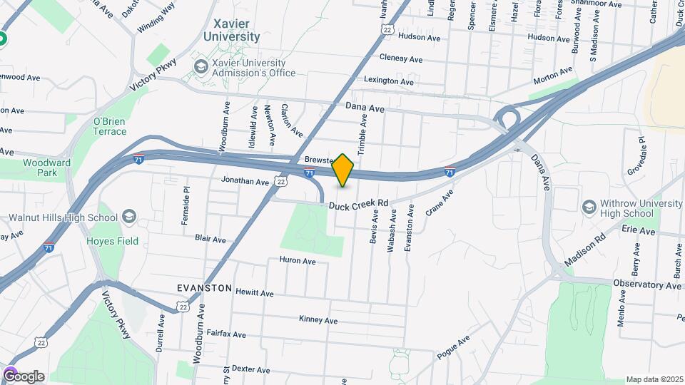 3518 Hudson Ave Map and Location Details