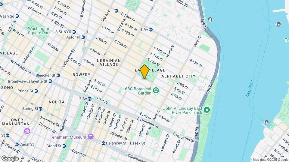156-160 E 7th St Mapa y Detalles de la Ubicación