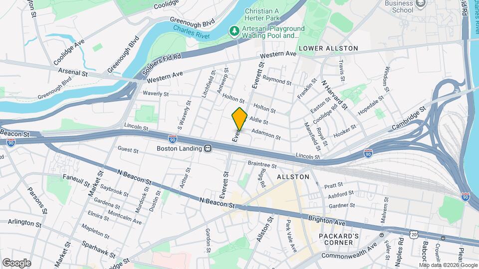 147 Everett St Mapa y Detalles de la Ubicación