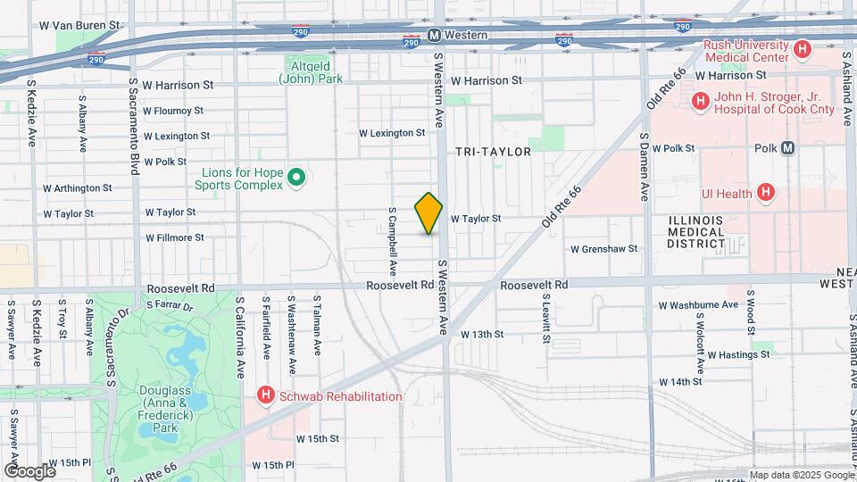 2417 W Fillmore St Map and Location Details