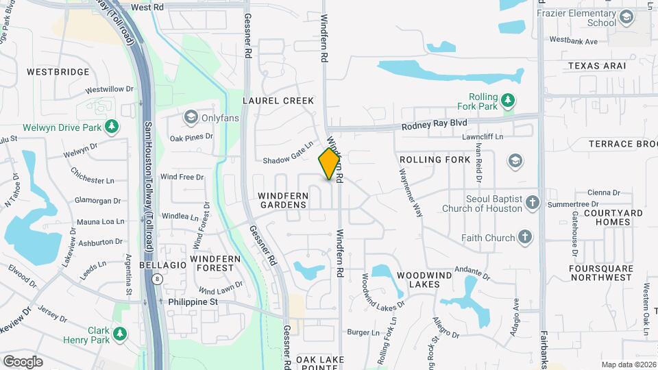 8327 Silvan Wind Ln Map and Location Details