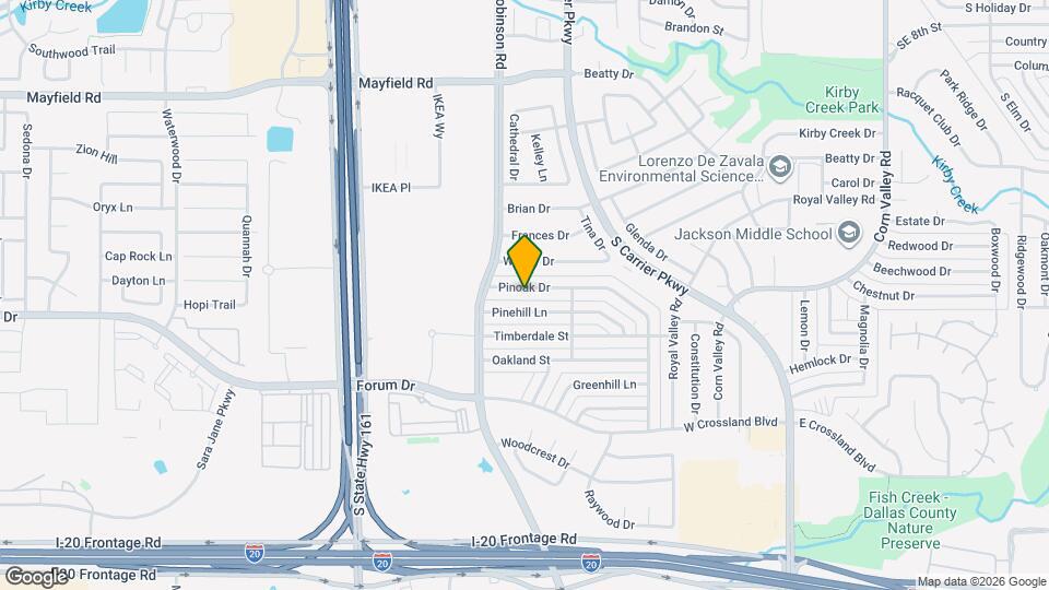 829 Pinoak Dr Map and Location Details