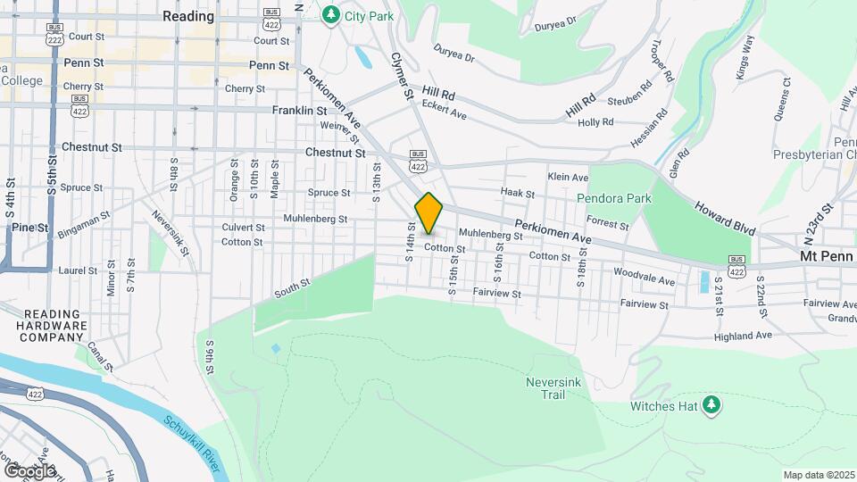 1435 Cotton St Map and Location Details