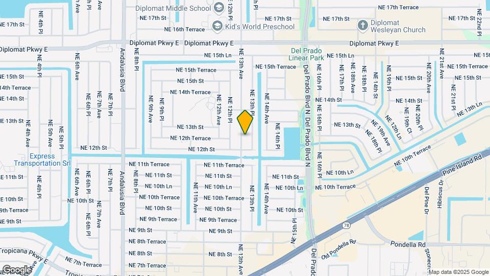 1213 NE 13th Ave Map and Location Details