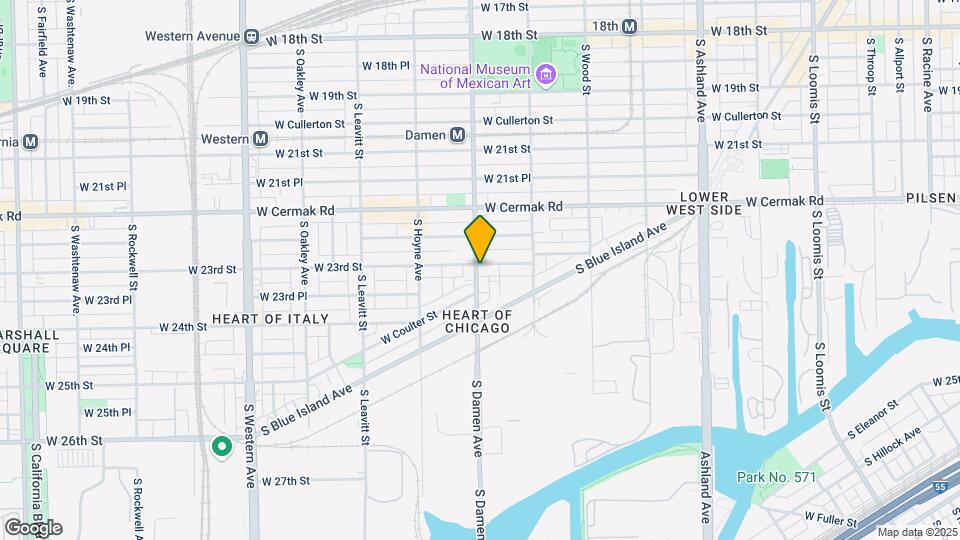 1957 W 23rd St, Unit 3R Mapa y Detalles de la Ubicación
