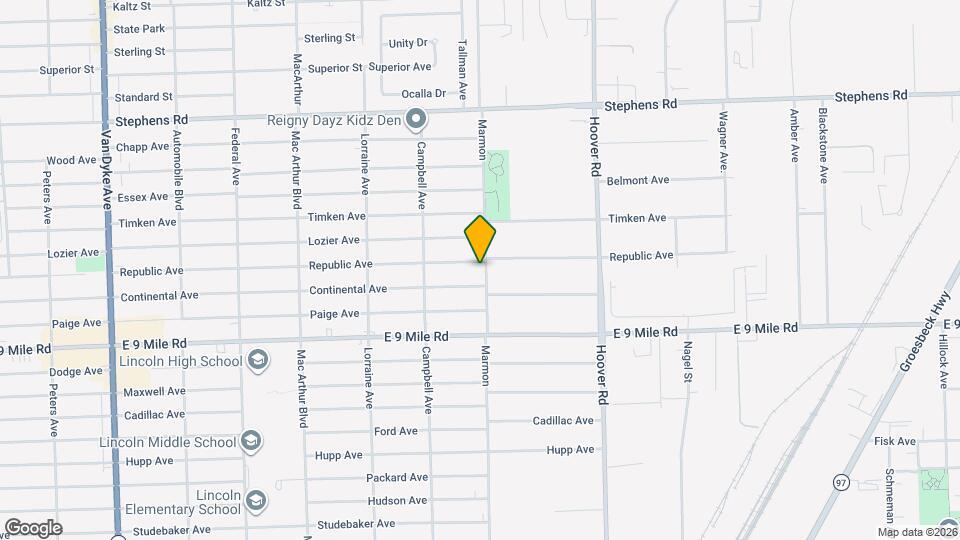 11332 Republic Ave Map and Location Details