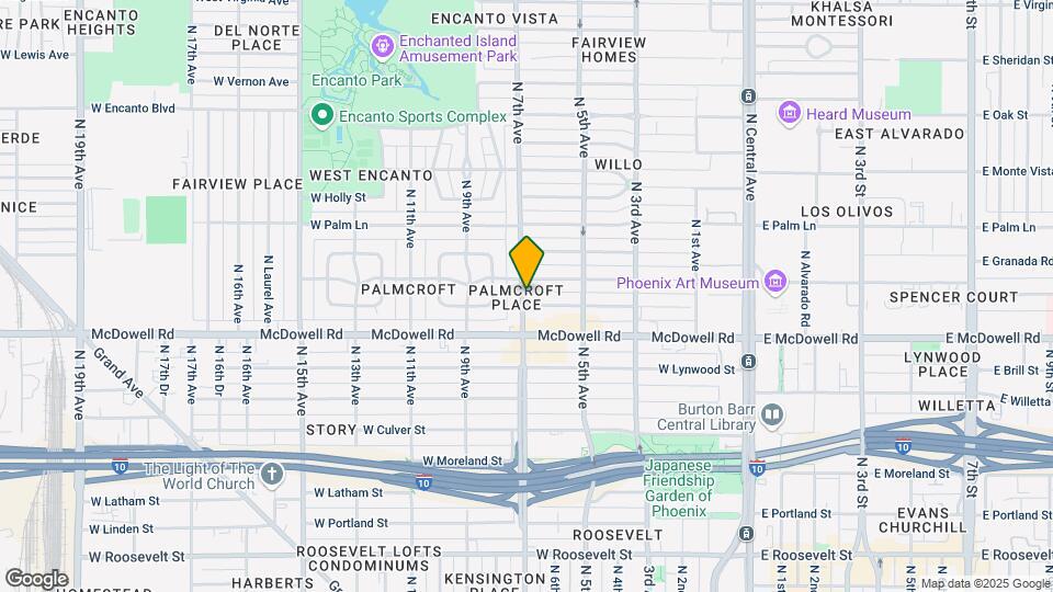 1701 N 7th Ave Mapa y Detalles de la Ubicación