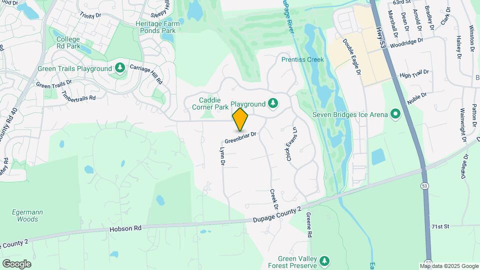 23W434 Greenbriar Dr Map and Location Details