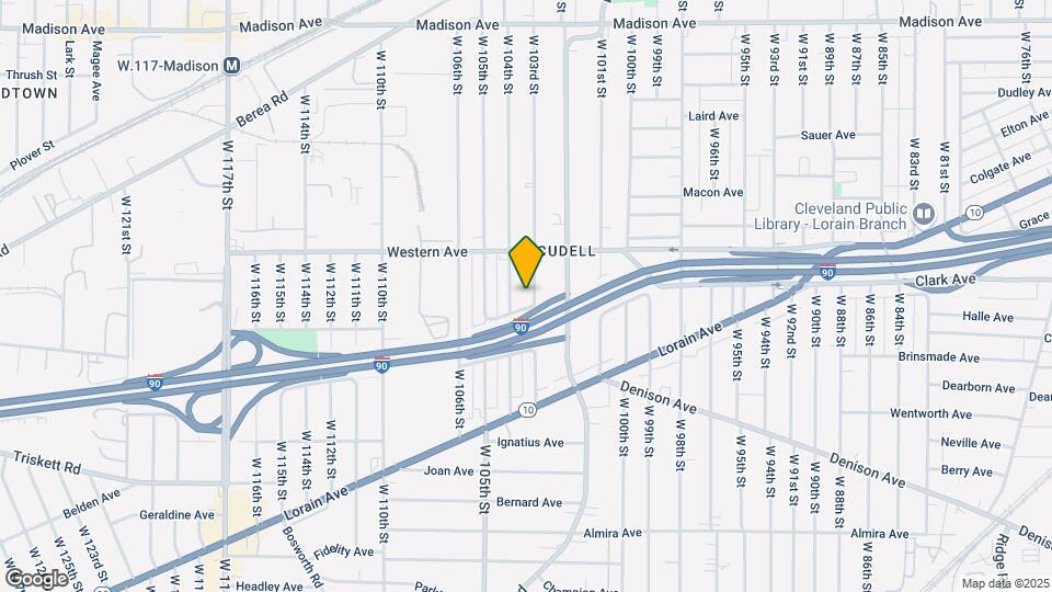 3064 W 103rd St Map and Location Details