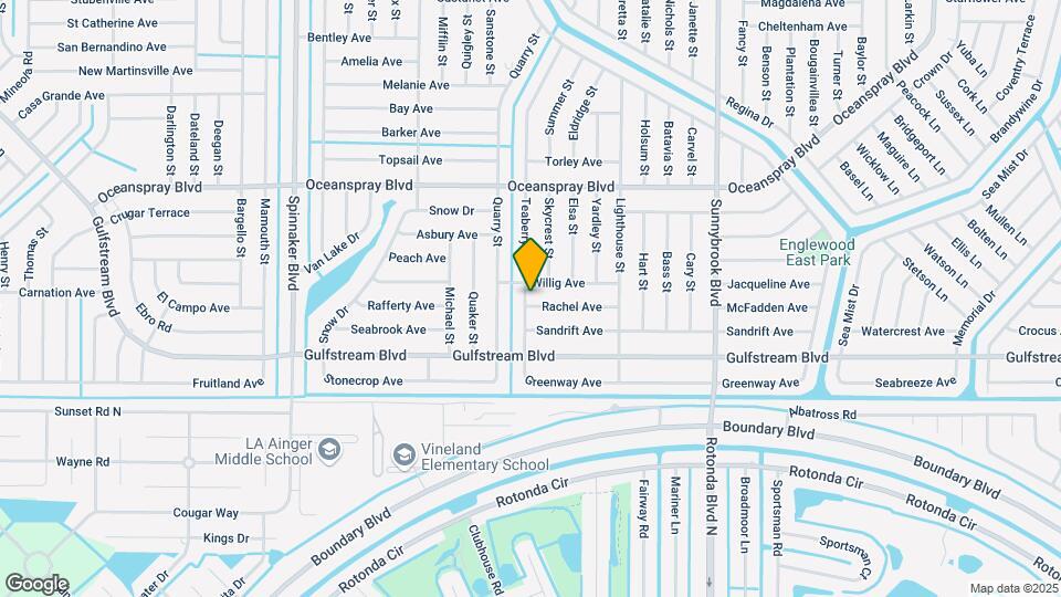 7416 Teaberry St Map and Location Details