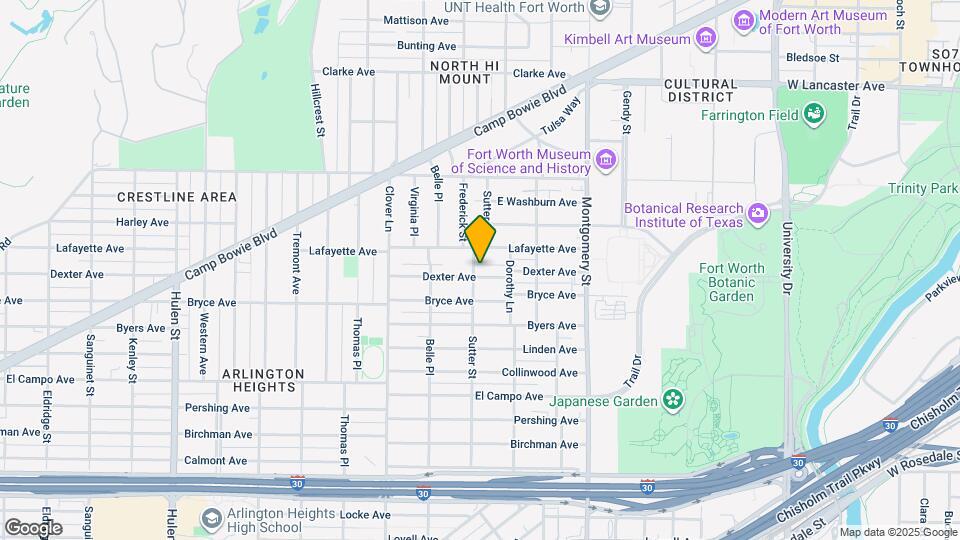 3828 Dexter Ave Map and Location Details