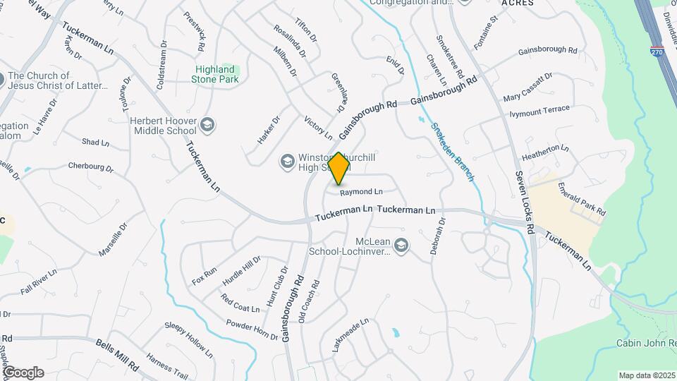 8321 Raymond Ln Map and Location Details