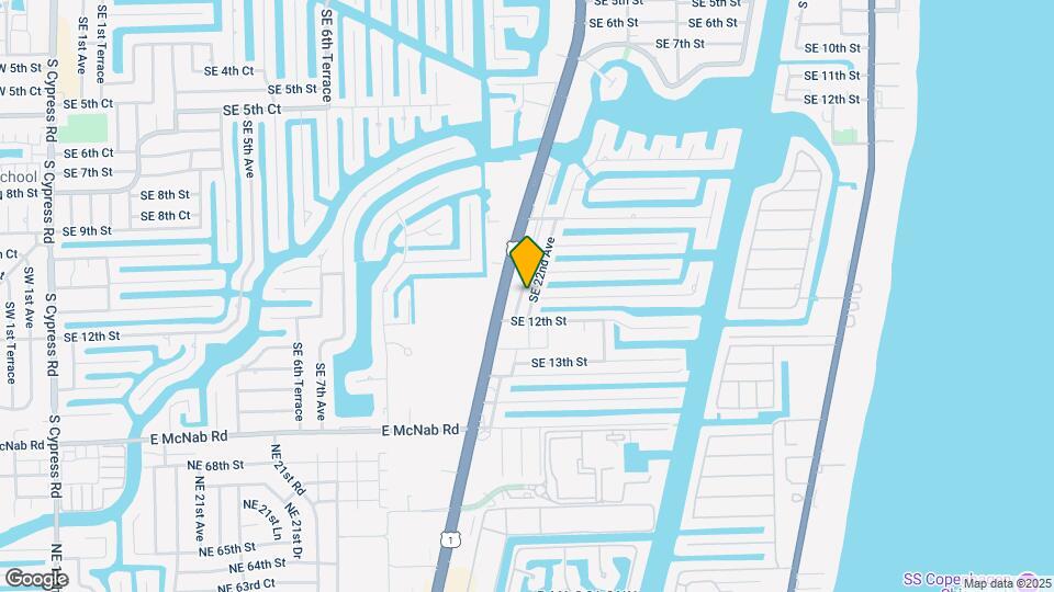 1095 SE 22nd Ave Map and Location Details