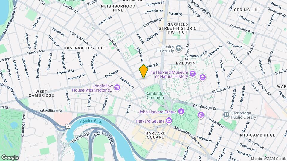6 Follen St, Unit 1 Map and Location Details