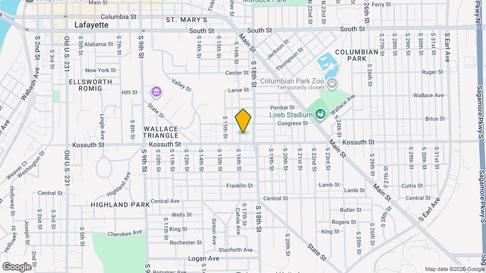 633 S 16th St, Unit 633 Map and Location Details