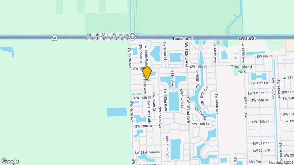 15483 SW 12th Terrace, Unit B Mapa y Detalles de la Ubicación