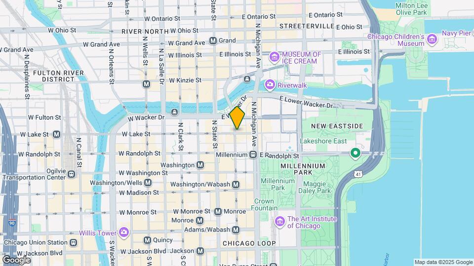 47 E Lake St Map and Location Details