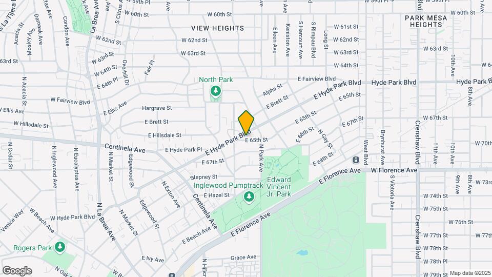 719 E 65th St Map and Location Details