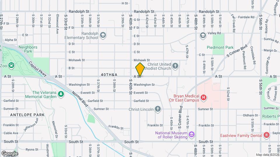 4105 A St Mapa y Detalles de la Ubicación