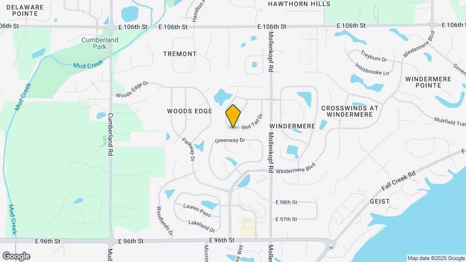 10116 Hawks Lake Dr Map and Location Details