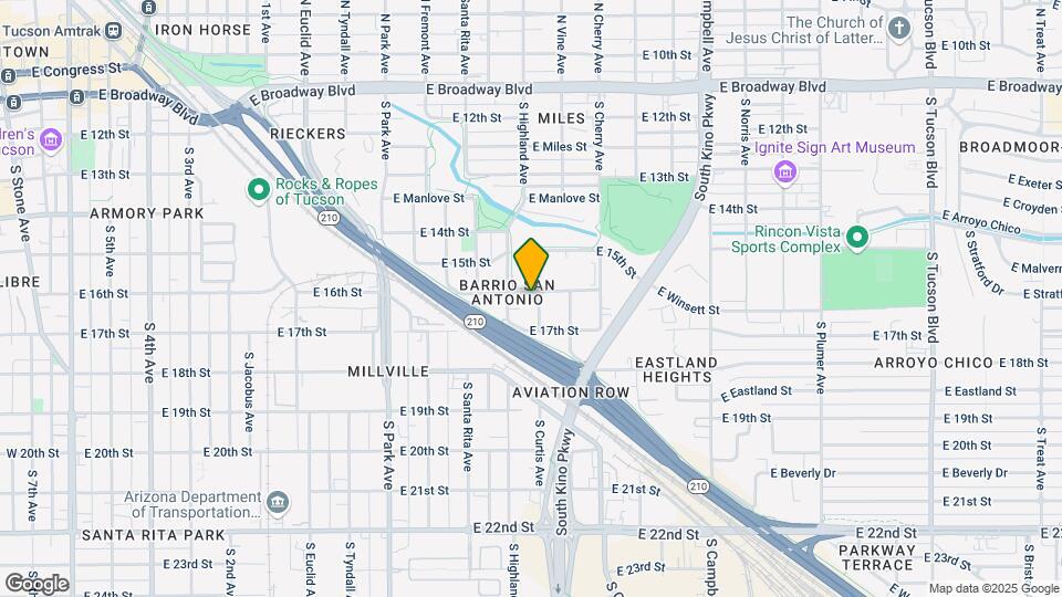 1420 E 16th St-Unit -1422 Map and Location Details