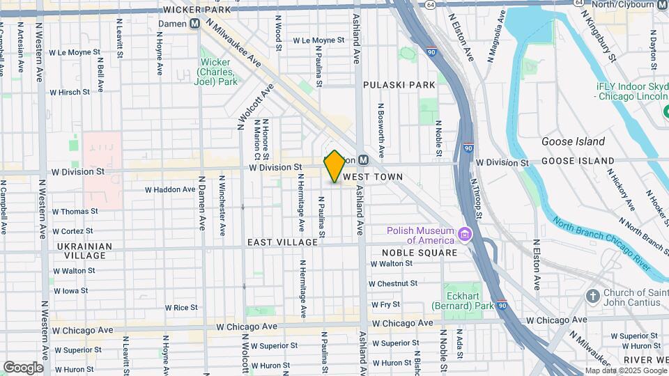1639 W Haddon Ave Map and Location Details