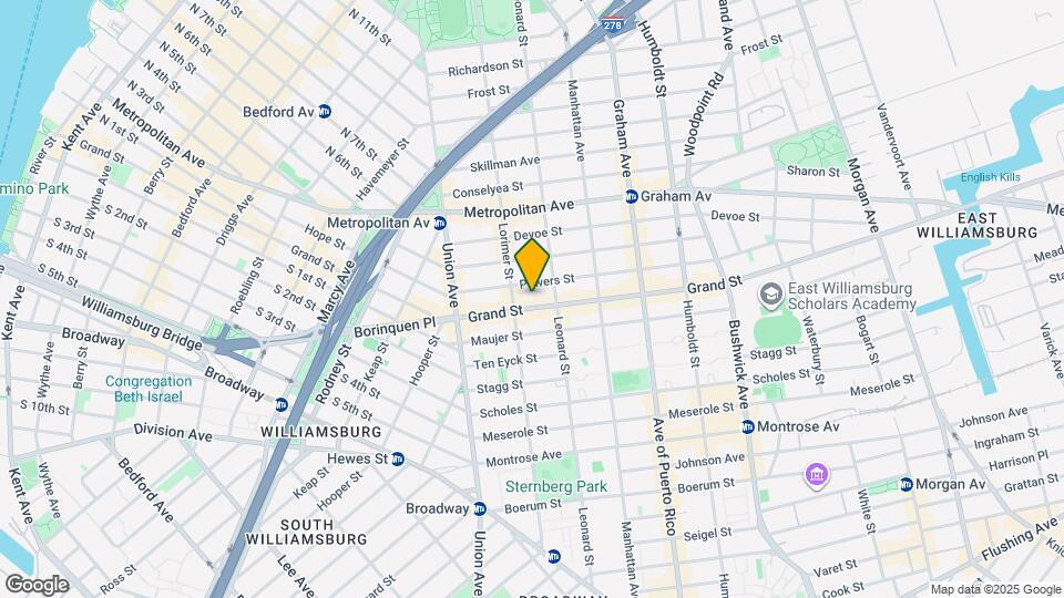 597 Grand St Map and Location Details