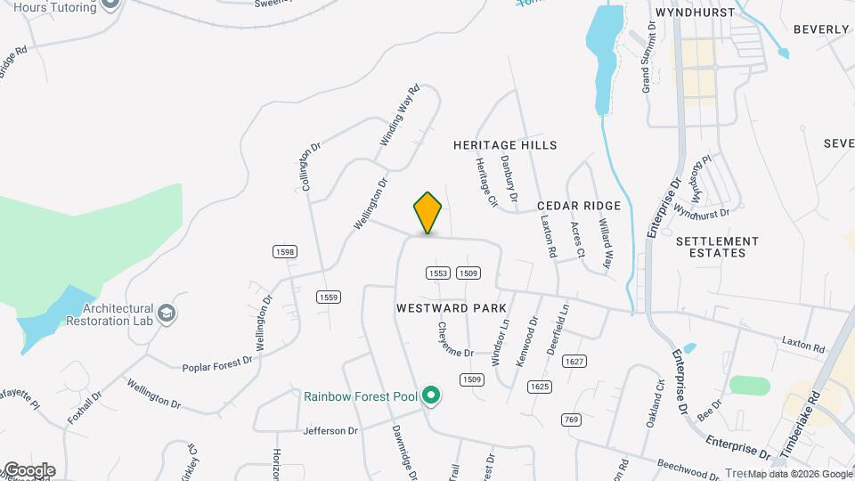 1585 Rainbow Forest Dr Map and Location Details