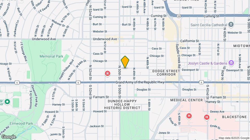 4915 Davenport St Map and Location Details