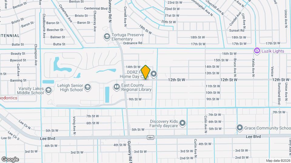 4307 12th St W Map and Location Details