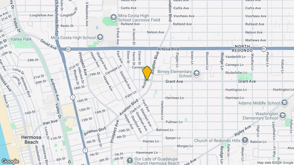 1540 Wollacott St Mapa y Detalles de la Ubicación