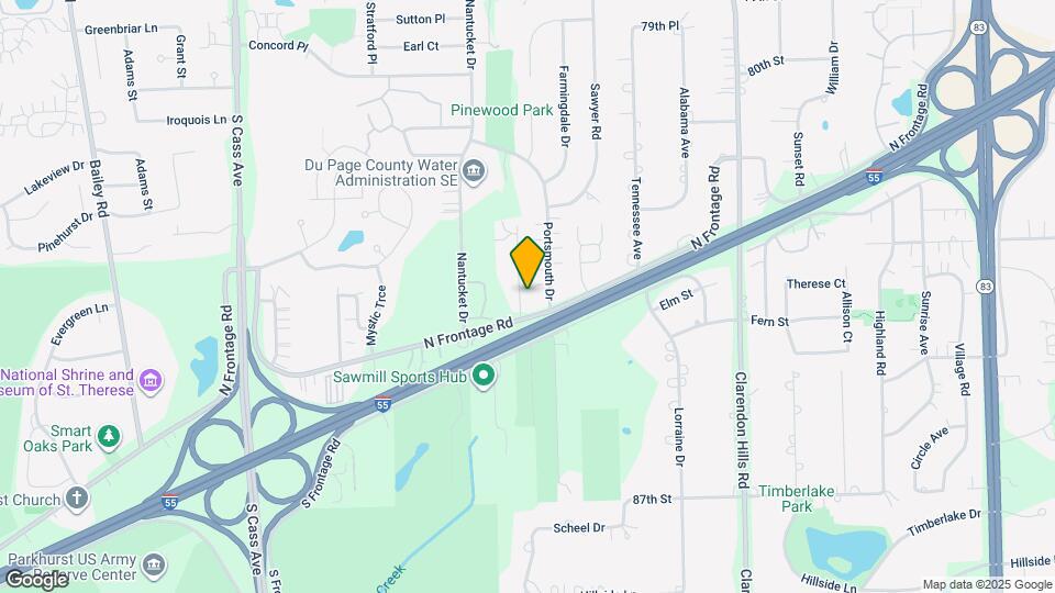 8331 Woodland Dr Map and Location Details