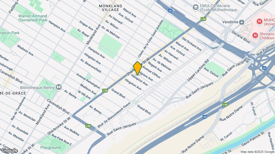 2329 De Hampton Av Map and Location Details