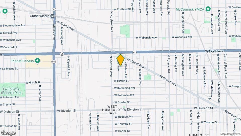 4316-4322 W Le Moyne St Mapa y Detalles de la Ubicación