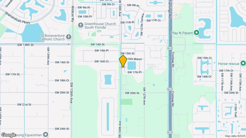 1711 SW 129th Way, Unit Studio apartment Mapa y Detalles de la Ubicación