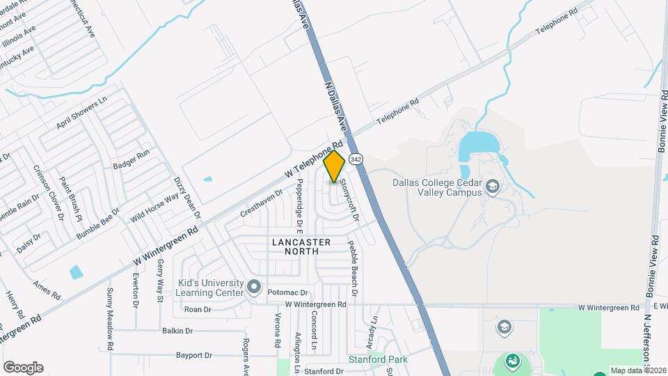 3004 Lawndale Dr Map and Location Details