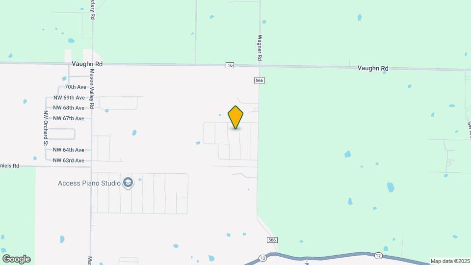 6601 NW Gregory St Map and Location Details