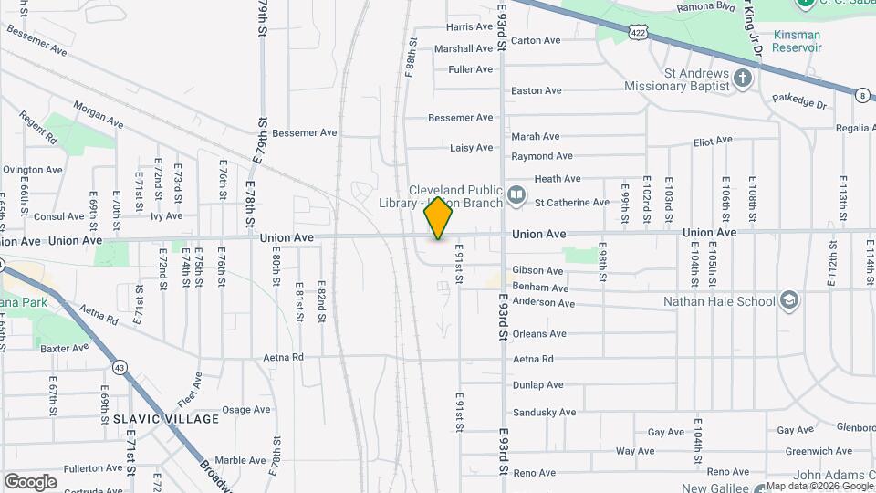 8908 Union Ave Mapa y Detalles de la Ubicación