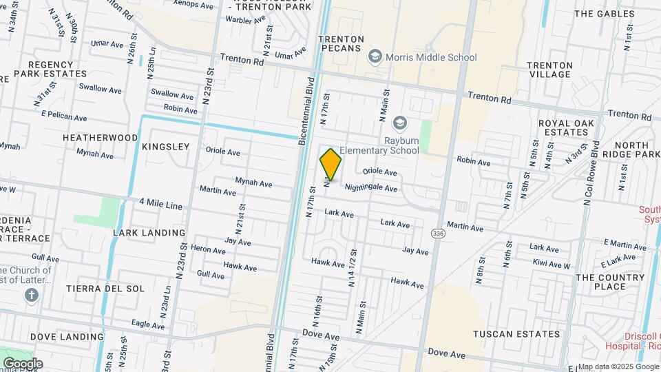 6508 N 16th St Map and Location Details