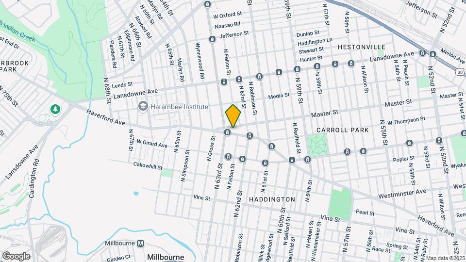 6243 Haverford Ave Map and Location Details