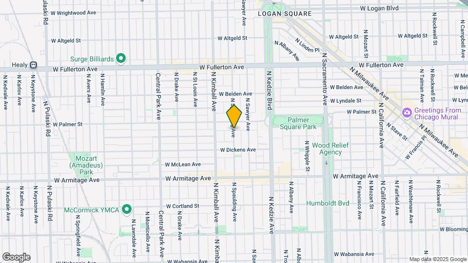 2641 N Spaulding Ave-Unit -1E Map and Location Details
