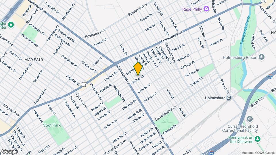 4241 Aldine St Map and Location Details
