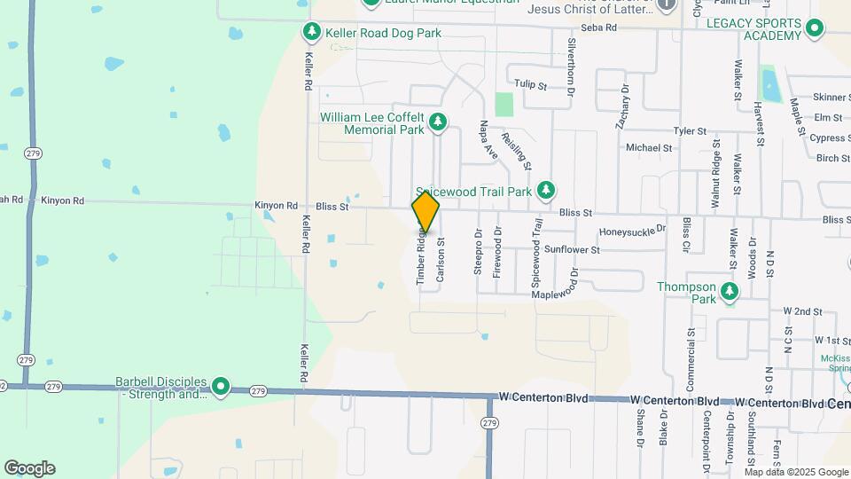 550 Timber Ridge St Map and Location Details