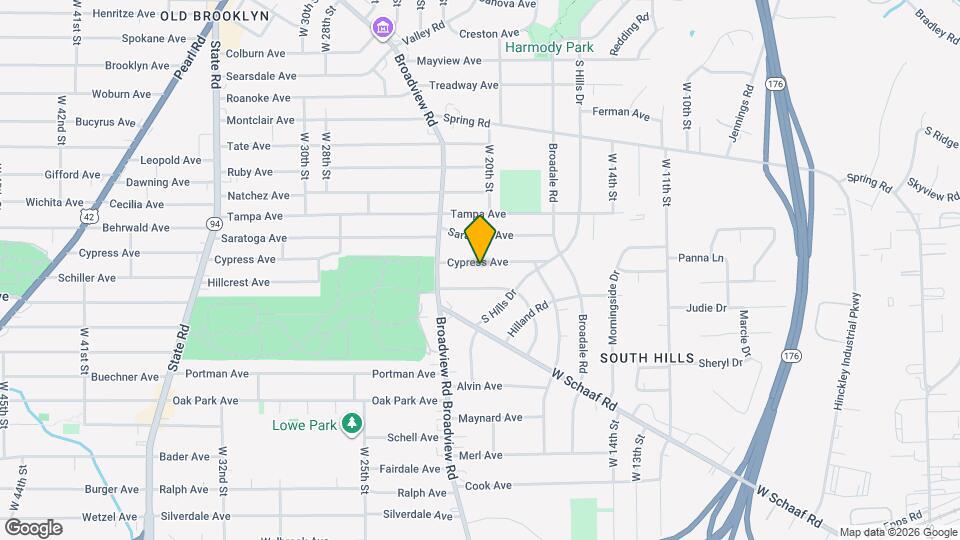 1917 Cypress Ave Map and Location Details